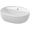 CERSANIT - Umývadlo na dosku MODUO ROUND OVAL 40x50 s otvorom pre batériu (K116-154)