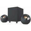 Creative PEBBLE PLUS stolné 2.1 reproduktory so subwooferom a USB napájaním, čierne 51MF0480AA000