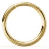 Piercingový prsteň DF 6197 zo žltého zlata