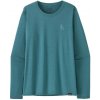 Dámske funkčné tričko Patagonia LONG-SLEEVED CAPILENE COOL DAILY GRAPHIC SHIRT - petrolejová XL