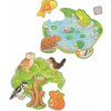 GOKI Puzzle hra s kockou Kto kde býva?
