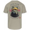 PitBull West Coast - pánské triko MT FUJI šedozelené 2XL