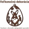 Veľkonočné vajíčko na zavesenie 25 Tmavá