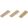 WOODY Drevený klin 80 x 25 x 10 - 3 mm (20 ks)