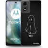 Picasee silikónový čierny obal pre Motorola Moto E14 - Ghost 2