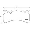Sada brzdových platničiek kotúčovej brzdy BREMBO P 50 092