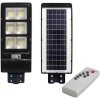 LED solárna pouličná lampa čierna 270W 6000K studená IP65 senzor pohybu a súmraku + diaľkové ovládanie