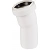 OSMA HT odpadové / kanalizačné koleno DN 40 - uhol 15 ° - HTB - biele