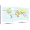 Obraz klasická mapa s bielym okrajom