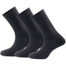 Devold ponožky Daily Light Sock 3 Pack Black