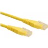 Roline 21.15.1532 RJ45 sieťové káble, prepojovacie káble CAT 6 U/UTP 1 m žltá netienený 1 ks; 21.15.1532