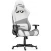 Sivo-biele herné kreslo Huzaro FORCE 6.2 WHITE MESH, FORCE 6.2 WHITE MESH SKL9