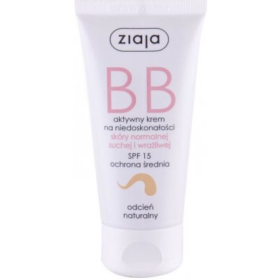 Ziaja BB Cream Normal and Dry Skin bb krém pro normální a suchou pleť SPF15 Natural 50 ml