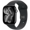 Apple Watch Series 11 GPS 42mm Jet Black Aluminium Case with Black Sport Band - S/M MEQT4MP/A