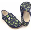 Beda Barefoot papuče zelená příšerka BF 060010/W