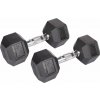 Merco Hex Rubber Dumbell činka 10 kg