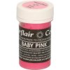 Gélová farba baby pink pastel 25g - Sugarflair
