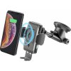 Univerzální držiak CellularLine Pilot Instant Wireless s funkciou bezdrôtového nabíjania, čierny