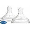 Dr.Browns náhradné silikon cumlíky pre dojčenské fľašky options+ Wide Neck stupeň 2 BPA Free 2 ks WN2201