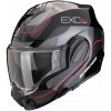 Prilba Scorpion EXO-TECH EVO PRO Commuta Black Silver Red Veľkosť: M (57-58 cm)