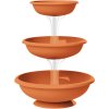 ALDOTRADE Kvetináč Fontana set 3 ks 50x64 cm - Teracota