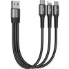 Joyroom S-01530G11 3v1 2x USB-C / Lightning 3,5A, 0,15m, černý