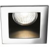 Ideal Lux - Podhľadové svietidlo FUNKY 1xGU10/50W/230V 9x9 cm lesklý chróm 083193 + záruka 3 roky zadarmo