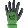 CXS DOUBLE ROXY WINTER / Zimné rukavice máčané v nitrile - zelená/čierna 10