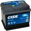 Exide Excell 12V 44Ah 420A EB442 nabitá autobatéria