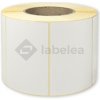 Labelea Samolepiace TERMO etikety 100x70 mm biele papierové, 1500 etikiet na rolke, Farba etikiet Biela, Vnútorný priemer dutinky 76 mm ETM100070W015V