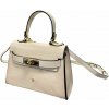 Bagger dámska malá kožená kabelka do ruky/crossbody bežová 0192