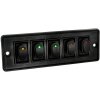 5-násobný spínací panel s LED spínačmi