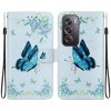 VSETKONAMOBIL 83173 ART Peňaženkový kryt pre Oppo Reno12 Pro 5G BLUE BUTTERFLY