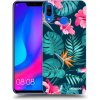 Picasee silikónový prehľadný obal pre Huawei Nova 3 - Pink Monstera