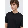 Bavlnené tričko Karl Lagerfeld Jeans pánsky, čierna farba, s nášivkou 241D1705 M