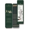 Grafitová ceruzka Faber-Castell Castell 9000 - 6 ks, plechová krabička