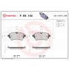 Sada brzdových platničiek, vždy 4 kusy v sade BREMBO P 85 154 (P85154)