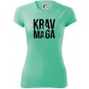 Nápis Krav Maga - Dámske Fantasy športové (dresovina) - M ( Mätová )