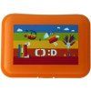 Mac Toys Dečko desiatový box s priehradkou oranžový