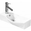 Mexen Hugo umývadlo na dosku pravé 50 x 23 cm biele - 21255000R
