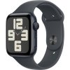 Apple Watch SE (2024) GPS 44 mm hliníkový plášť športové náramok polnoc S/M; MXEJ3QF/A