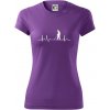 EKG detektor - Dámske Fantasy športové (dresovina) - 2XL ( Fialová )