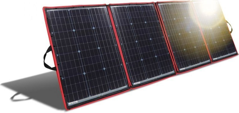 Aroso Solární panel rozkládací přenosný s PWM regulátorem 220W 12V/24V 212x73cm 20.201