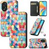 Peňaženkové 3D puzdro CaseNeo na Oppo A38 - Magic Space