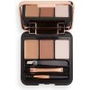 Makeup Revolution Brow Sculpt Kit sada pre dokonalé obočie Brown 2,2 g