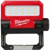 MILWAUKEE nabíjateľná LED lampa L4FFL-301 (1 x 3,0 Ah batéria + USB nabíjací kábel)