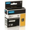 páska DYMO 18764 (18483) PROFI D1 RHINO Black On White Permanent Polyester Tape (12mm) (S0718210)