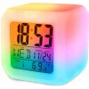 Verk 01111 Svietiaci LED budík Chameleon 7 farieb
