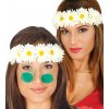 Čelenka s margarétkami HIPPIE