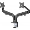 Neomounts DS70-810BL2 / Desk Mount ultra flat (clamp/grommet) / Black